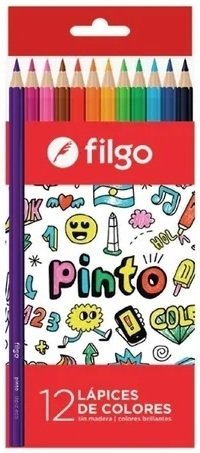 Lapiz filgo x 12 largos pinto - comprar online