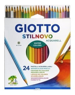 Lapiz giotto stilnovo acuarelables x 24 colores - comprar online