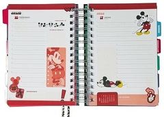 AGENDA MOOVING 14x20 DIA X HOJA ESPIRAL MICKEY - comprar online