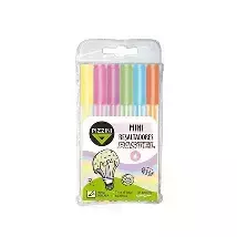 Resaltador pizzini x 6 mini pastel - comprar online