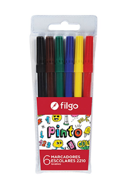 Marcadores filgo x 6