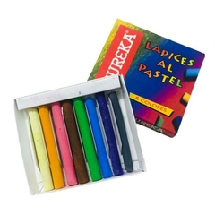 Tiza pastel eureka x 8 escolar - comprar online