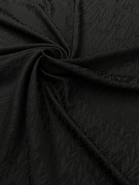 Tecido Microfibra Adamascada - Preto