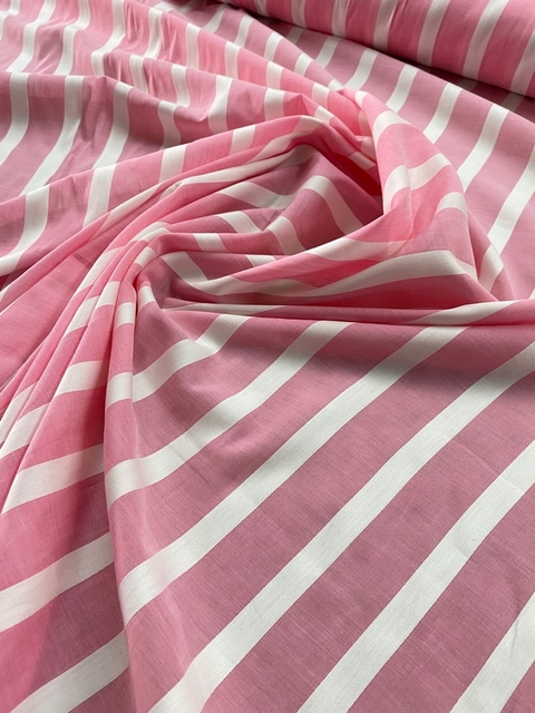 Corte 2,00 m Cambraia Listrada Fio Tinto