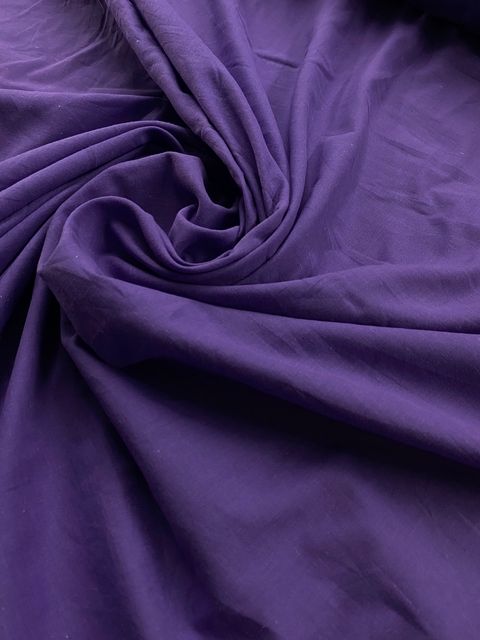 Tecido Cambraia De Algodão - Roxo