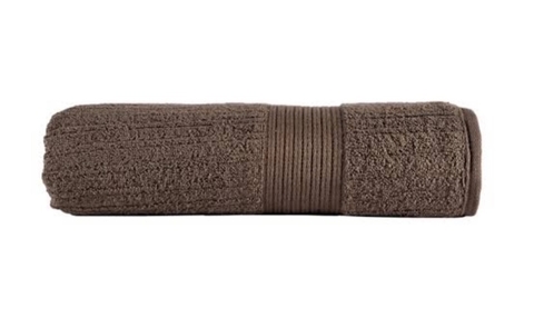 Toalha De Banho Canelada Marron