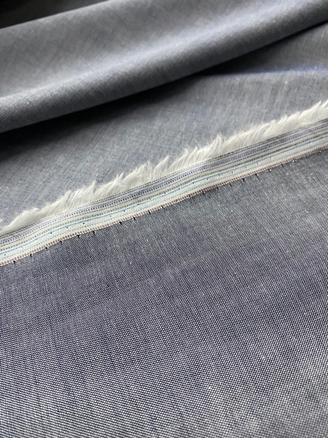 Tecido Jeans Chambray 5oz - Cinza - T94