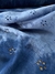 Corte Tecido Lasie Bordada Tie Dye Azul - L27 - loja online