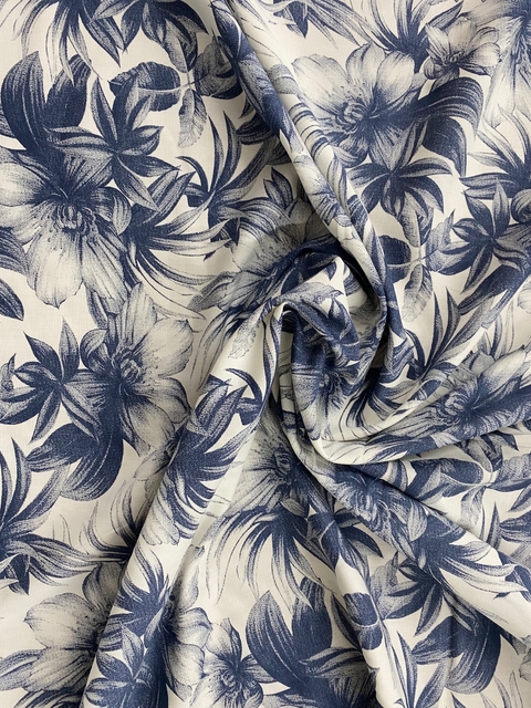 Tecido Algodão Texturizado Estampado