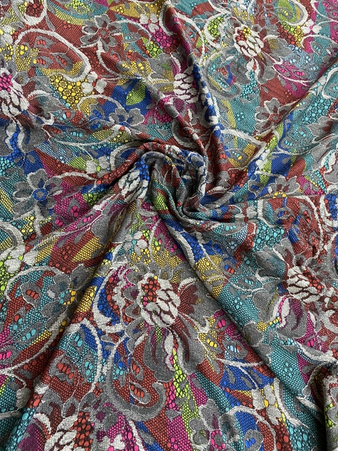 Tecido Viscose Encorpada Estampada - V80
