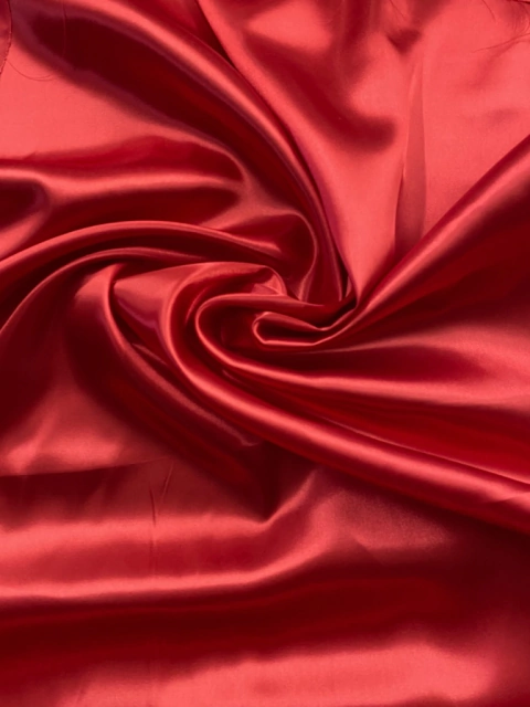 Tecido Cetim Vermelho