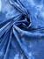 Corte Tecido Lasie Bordada Tie Dye Azul - L27