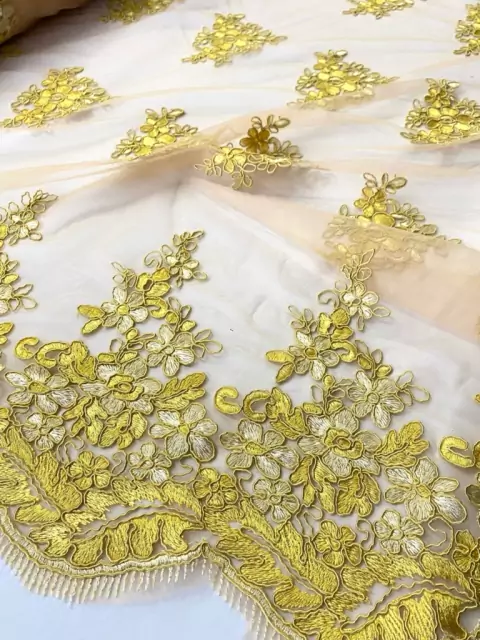 Tecido Tule Europa Bordado - T16