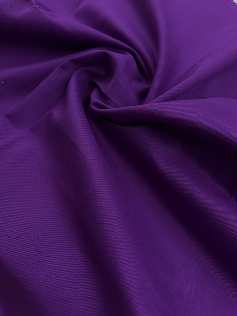 Tecido Sarja Média 100% Algodão- Roxo
