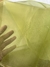 Tecido Organza 100% Seda - Verde na internet