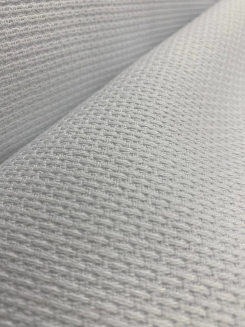 Tecido Trançado De Algodão Kimono Branco Pré Encolhido