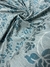 Tecido Jacquard Floral Azul - comprar online