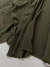 Tecido Crepe Chine De Seda Pura - Verde Militar