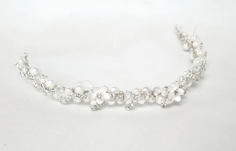 Tiara Victoria blanca