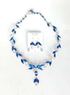 Conjunto de collar y aros Louis