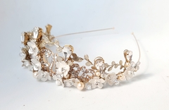 Corona de strass Calu Beige en internet