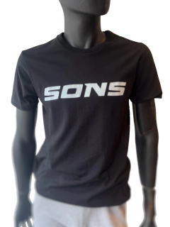 Remera Sons - Algodón Negro