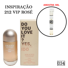 Amostra 1ml - Inspiração 212 Vip Rosé - 034