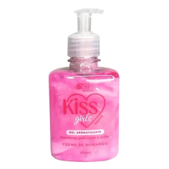 PROMOÇÃO DO DIA - Gel Kiss Girls Beijável Corpo e Virilha Creme de Morango 250ml - comprar online