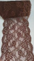 Puntilla marrón chocolate 16cm P871 - comprar online