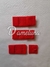 Broches de tela 1.5cm rojo x 10 pares