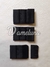 Broches de tela 3cm negro x 10 pares