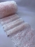 puntilla blanco con rosa p825 de 16 cm