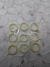 Argollitas de plástico 6mm hueso x50 unidades - comprar online