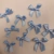 Moños simples celeste x 10 unidades