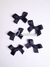 Moños negros simples x 10 unidades - comprar online