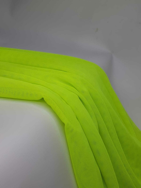 Microtul Verde claro fluo nylon 1m x 1,50m