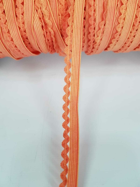 Picot bombachero 1 cm Naranja Coronita