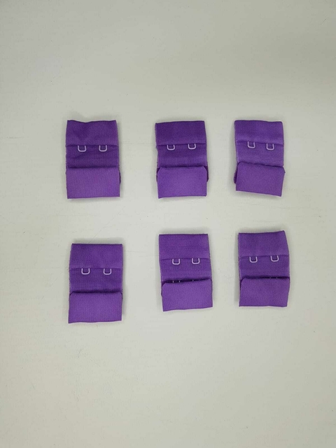 Broches de tela 3cm Violeta eléctrico x10u