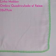 Imagem do Fralda de Ombro Quadriculado Simples s/ faixa 32x77 Mabber