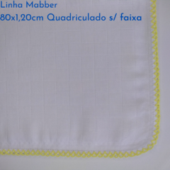 Toalha Fralda (80x1,20) Quadriculado sem Faixa (Linha Mabber) - comprar online