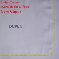 Fralda C/ Capuz Dupla 70x70 (linha Cremer) - comprar online