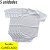 Pacote com 5 Bodys Manga Curta -CANELADO-