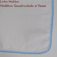 Fralda Passeio Quadriculado Simples sem faixa 70x80 (linha Mabber) na internet