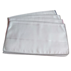 Fralda de Boca Quadriculado c/ Faixa 38x38 dupla Mabber