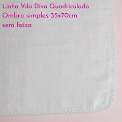 Ombro Quadriculado sem faixa Vila Diva (simples) - loja online
