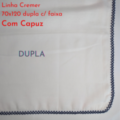 Fralda Banho Dupla C/ Capuz 70x120 (linha Cremer) - comprar online