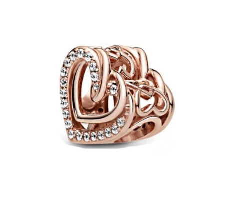 CHARM CORAZON ROSE