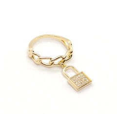 ANILLO CANDADO GOLD - comprar online