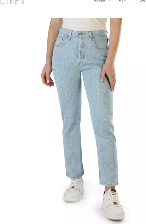 JEAN DAMA LEVI'S 501 ORIGINAL CROPPED (36200)