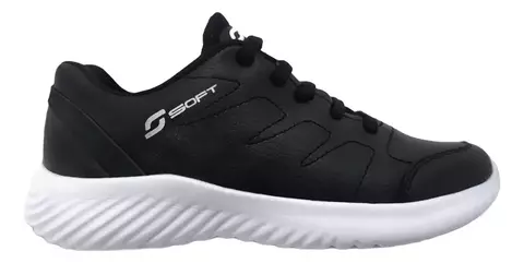 ZAPATILLA COLEGIAL NIÑO ACORDONADO SOFT (9200) - comprar online